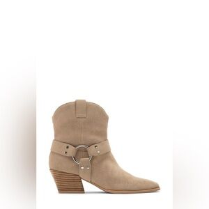 NEW Open Edit Enzo Western Boot ~ Beige Taupe ~ Size 7.5